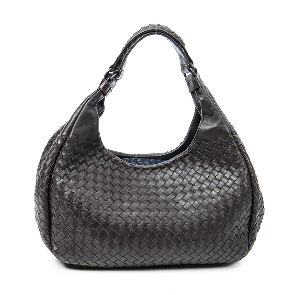 Bottega Veneta Medium Hobo in Dark Brown Intrecciato Leather - Picture 6 of 7